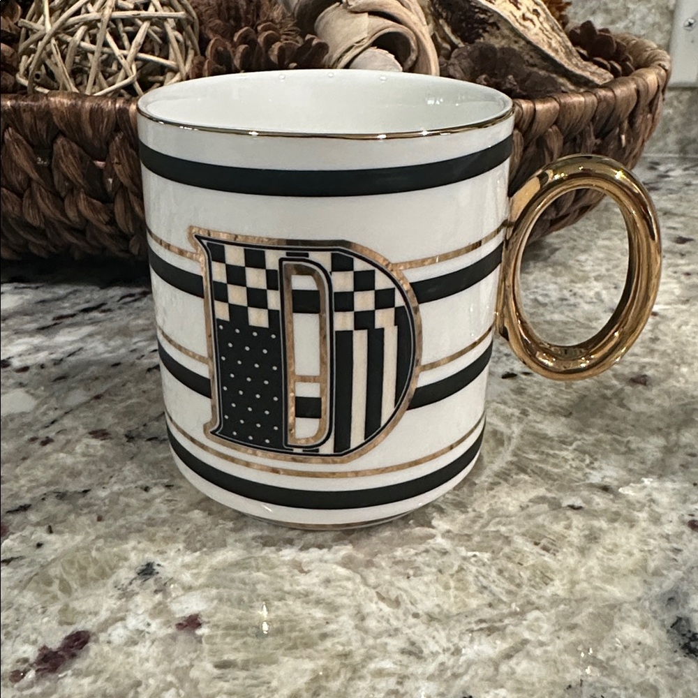 Mackenzie Childs My Mug letter D